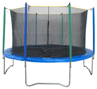 Батут с сеткой "Trampoline" "Jun" диаметр 430см