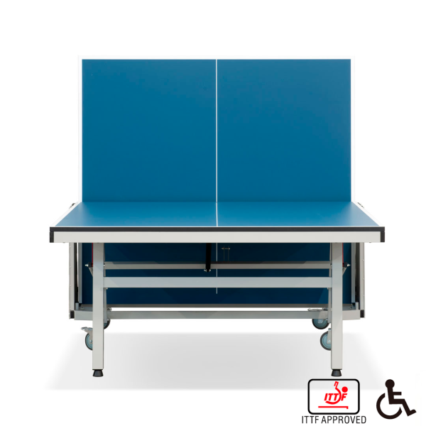 картинка Теннисный стол складной для помещений "K-2023 ITTF Indoor" (274 Х 152.5 Х 76 см ) с сеткой от магазина Лазалка