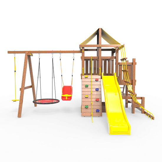 картинка Детская площадка Пикник «Оптимус» Макси с гнездом от магазина Лазалка