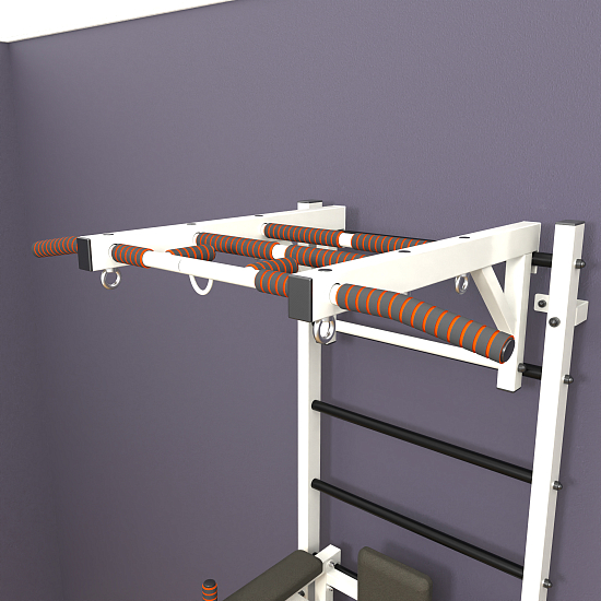 картинка Шведская стенка "LittleSport" Long 3.0 (белый*черный) от магазина Лазалка