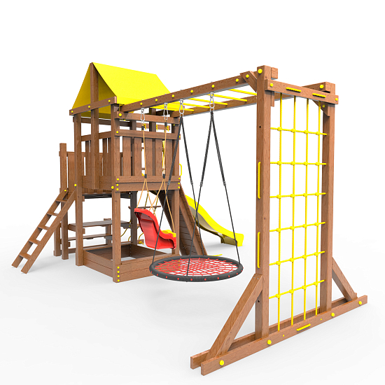 картинка Детская площадка Пикник «Оптимус» Макси Руфер с гнездом от магазина Лазалка