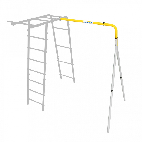  Дополнительный комплект к дачному комплексу ROMANA *только для высоты балки качелей 2050 мм. (серый/желтый)  ( Без подвеса)