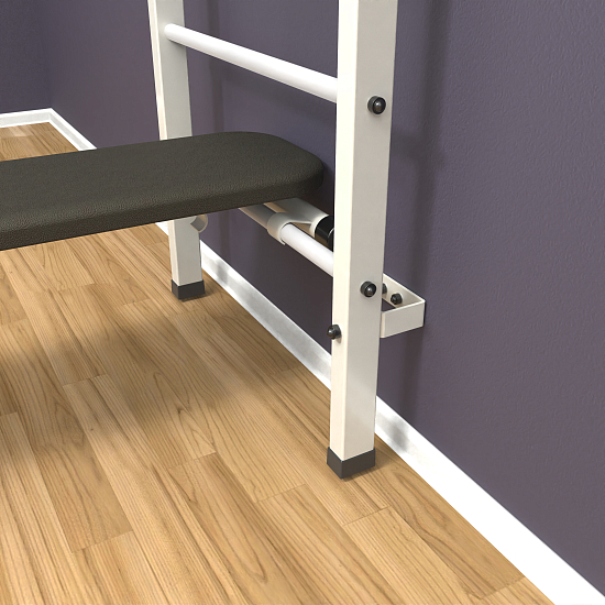 картинка Шведская стенка "LittleSport" Long 3.0 (белый*белый) от магазина Лазалка