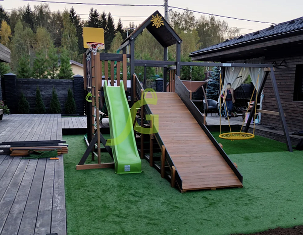 картинка Всесезонная площадка IgraGrad С с балконом мод.1 SF от магазина Лазалка