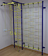 Детский спортивный комплекс ДСК "Пионер-С3н" с комбинированной лестницей (пристеночный) (сине-желтый)