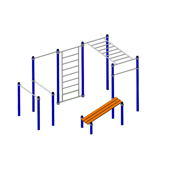 картинка Площадка Пионер Workout №1 от магазина Лазалка