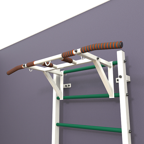 картинка Шведская стенка "LittleSport" Pull-Up (белый*зеленый) от магазина Лазалка