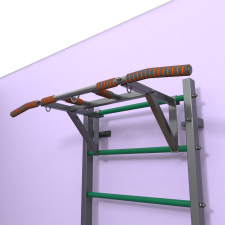 Шведская стенка "LittleSport" Pull-Up (черный*зеленый)