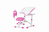 Комплект парта и стул-трансформеры FunDesk Sole ll Pink (розовый)