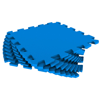 картинка Мягкий пол универсальный 60*60(см) синий, 1,5(м2) от магазина БэбиСпорт