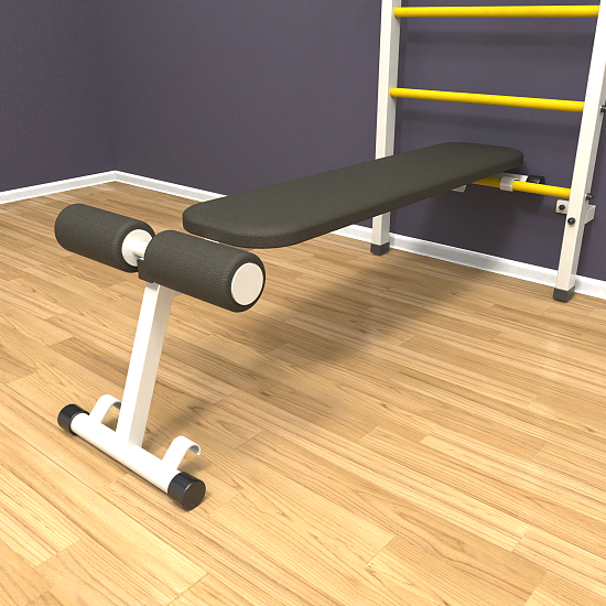 картинка Шведская стенка "LittleSport" Long 3.0 (белый*желтый) от магазина Лазалка