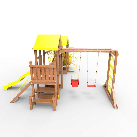 Детская площадка Пикник «Оптимус» Кракен с винтовой трубой