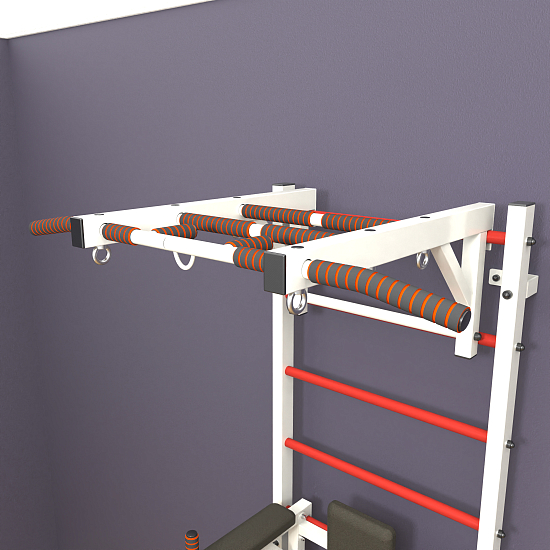 картинка Шведская стенка "LittleSport" Long 3.0 (белый*красный) от магазина Лазалка