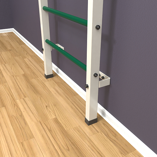 картинка Шведская стенка "LittleSport" Long (белый*зеленый) от магазина Лазалка