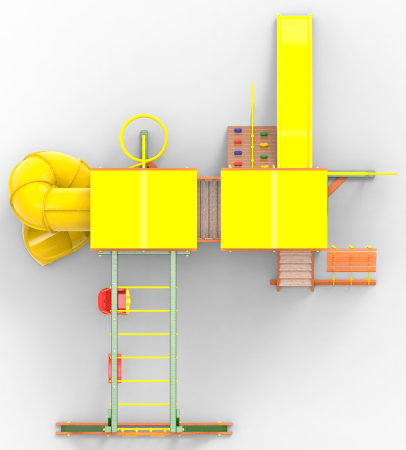 Детская площадка Пикник "Вега" Пацифик Лайт с винтовой трубой