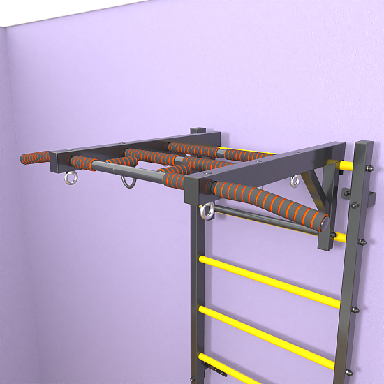 картинка Шведская стенка "LittleSport" Long (черный*желтый) от магазина Лазалка