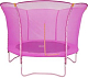 Батут с сеткой "Trampoline" "Lily" розовый диаметр 300см