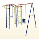 картинка Детский спортивный комплекс для дачи Пионер "Вираж" (ТК2 пластик) от магазина Лазалка