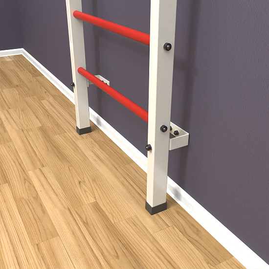 картинка Шведская стенка "LittleSport" Long (белый*красный) от магазина Лазалка