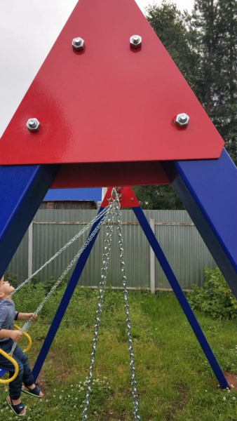 картинка Качели Пионер Дворовые 2м ЦК2УВ КД-2.002.01 от магазина Лазалка