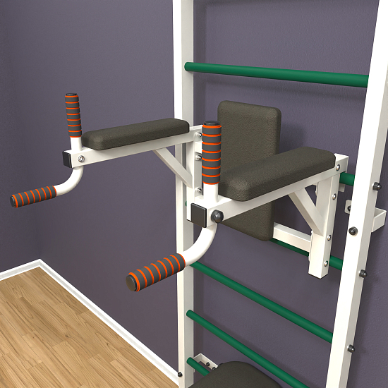 картинка Шведская стенка "LittleSport" Long 3.0 (белый*зеленый) от магазина Лазалка