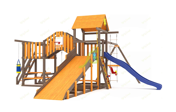 картинка Всесезонная площадка IgraGrad С Мостик 1 SF1 от магазина Лазалка