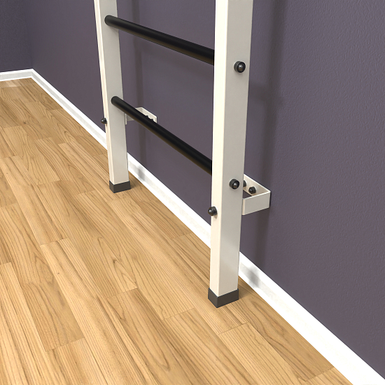 картинка Шведская стенка "LittleSport" Long (белый*черный) от магазина Лазалка