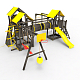 Детская площадка Пикник "Black" Стэйдж Бонд с трубой