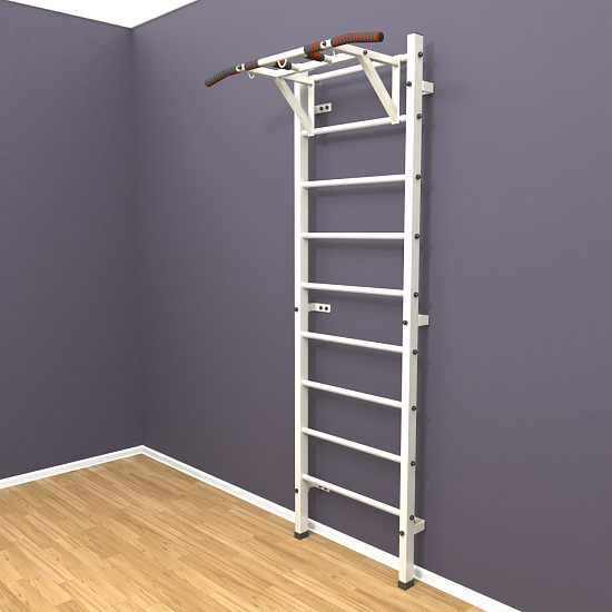 картинка Шведская стенка "LittleSport" Pull-Up (белый*белый) от магазина Лазалка