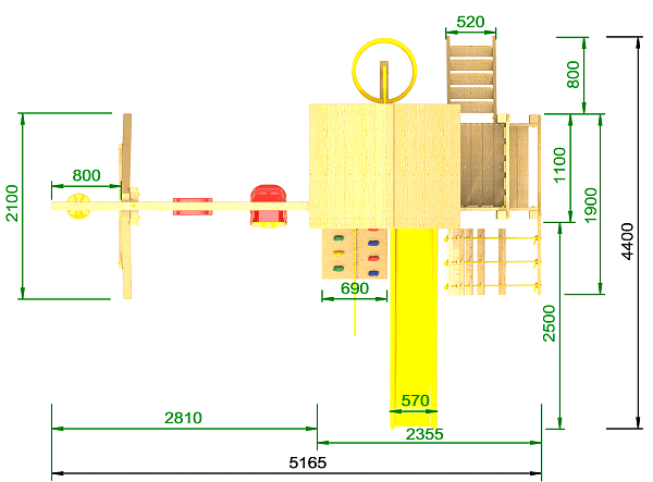 Детская площадка Пикник "Стандарт Д" Макси Вираж