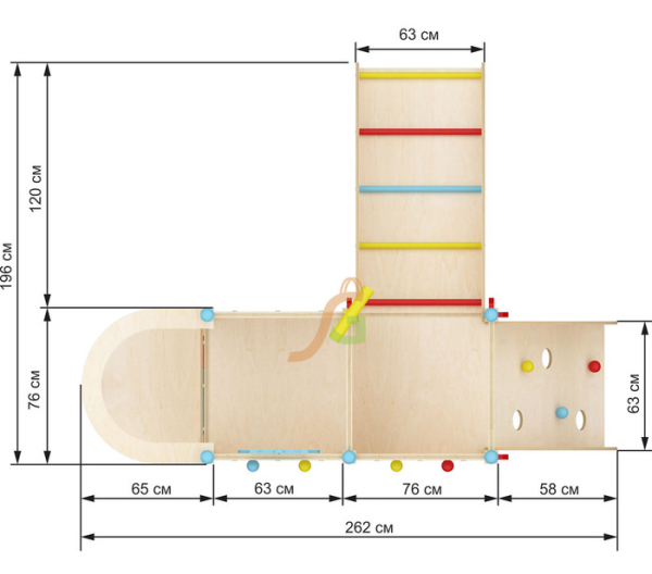 Детская площадка для дома IgraGrad 4