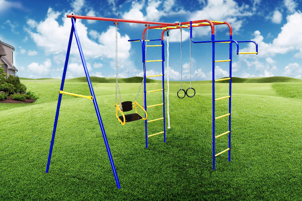 Детский спортивный комплекс для дачи Пионер "Дачный мини" (ЦК-2Д)