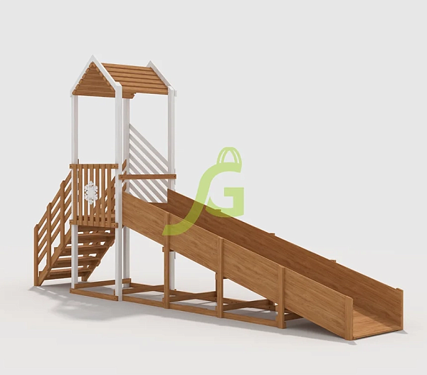 картинка Зимняя горка "IgraGrad Snow Fox", скат 5м от магазина Лазалка