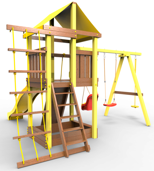 Детская игровая площадка  Пикник  "Элит" (желтый)