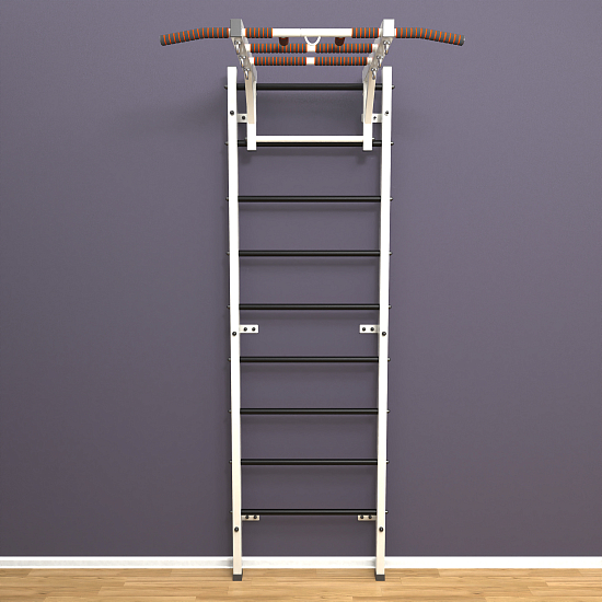 картинка Шведская стенка "LittleSport" Long (белый*черный) от магазина Лазалка