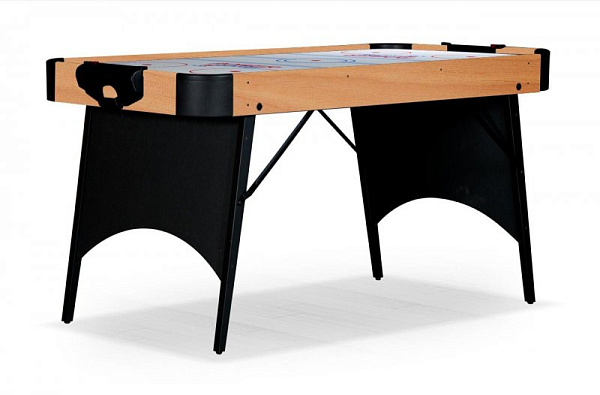 картинка Игровой стол - аэрохоккей "Rider" 5 ф (светло-черный, складной) от магазина Лазалка