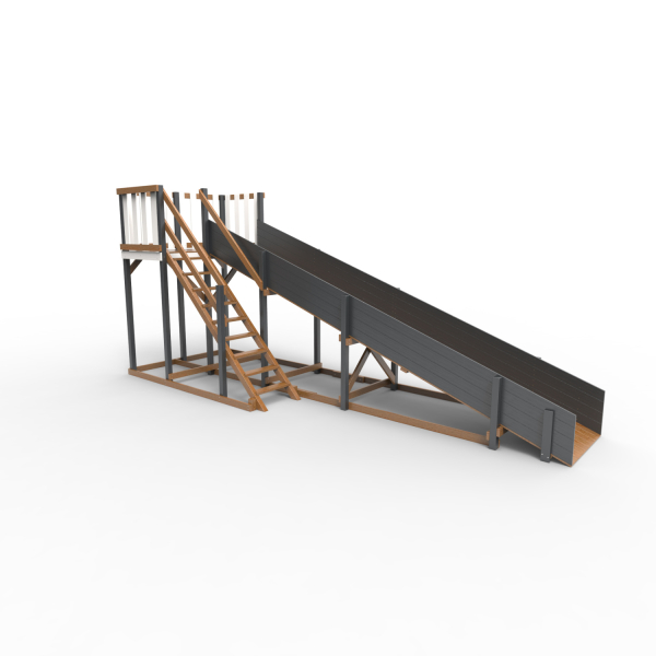 Детская площадка - деревянная горка Пикник "Ультра Зима №3"