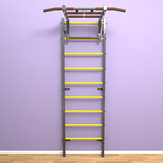 картинка Шведская стенка "LittleSport" Long (черный*желтый) от магазина Лазалка