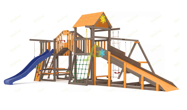 картинка Всесезонная площадка IgraGrad С Мостик 1 SF3 от магазина Лазалка